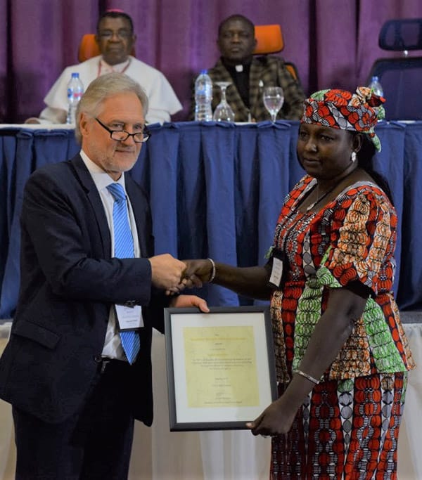 Presentation of First Step Freedom Award - 600